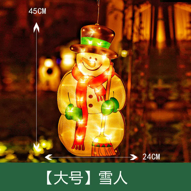 LED Suction Cup Lights for Christmas Window Decorations