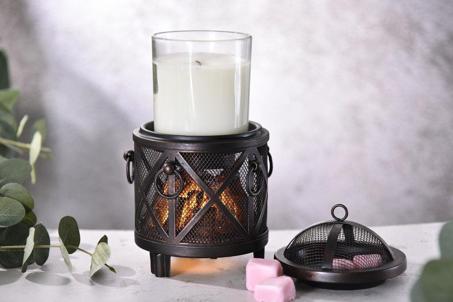 Fireplace Style Wax Melt Burner-1