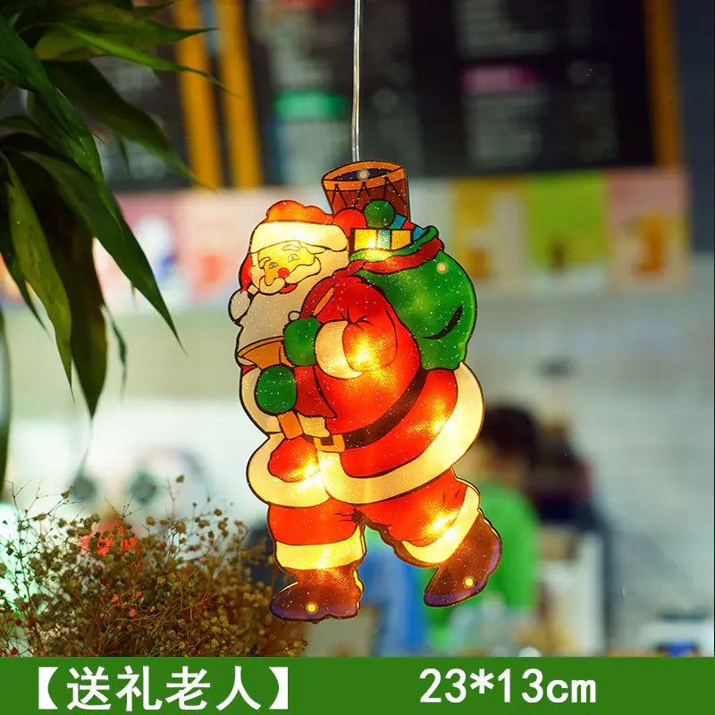 LED Suction Cup Lights for Christmas Window Decorations