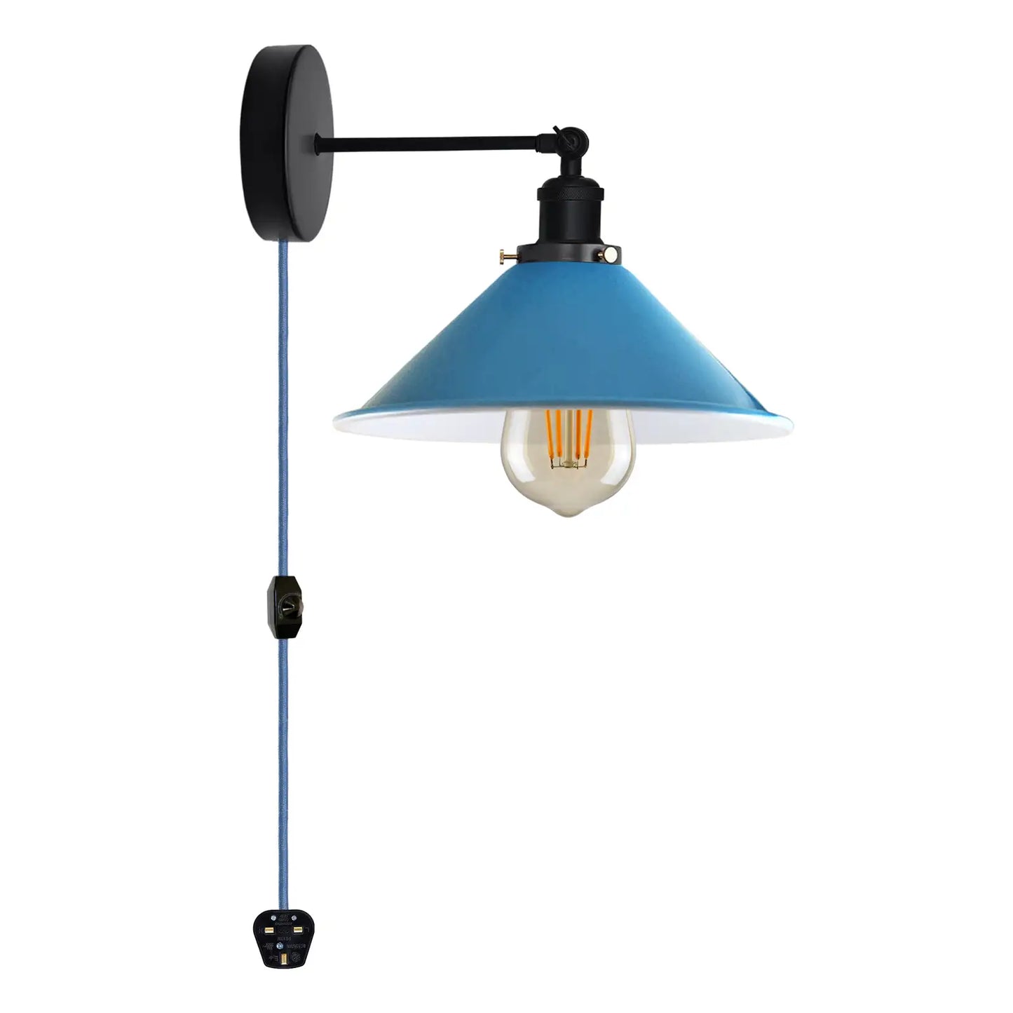 Cord plug in pendant light with Dimmer Switch ~2224-5