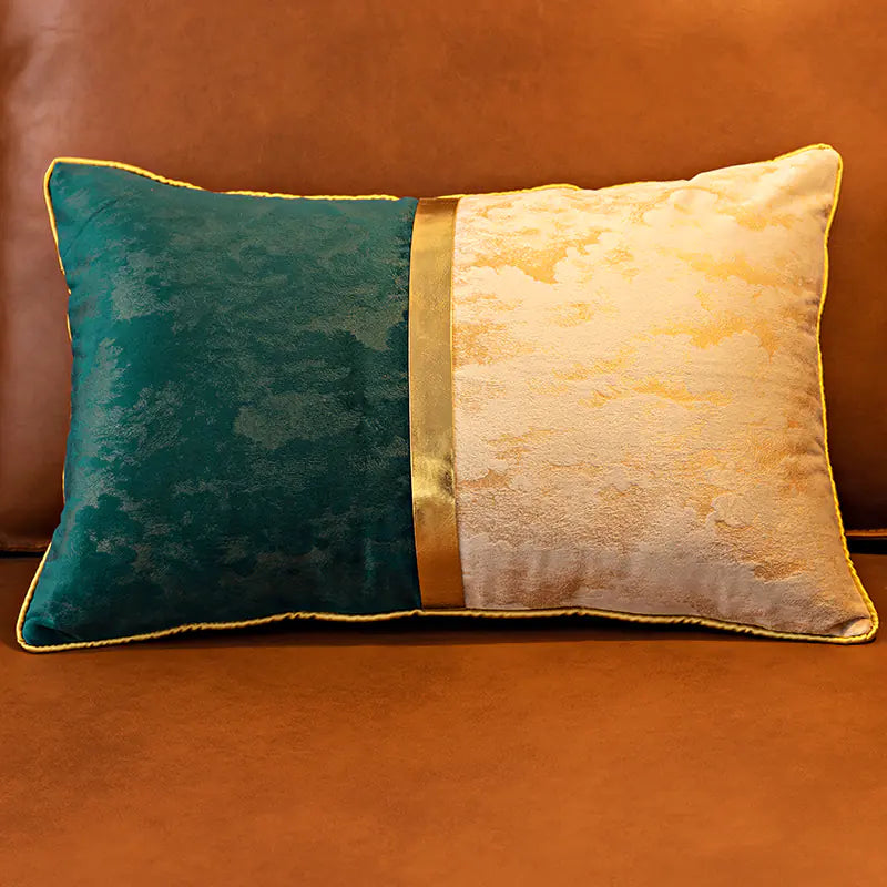 Velvet Solid Color Cushion Bedside Backrest