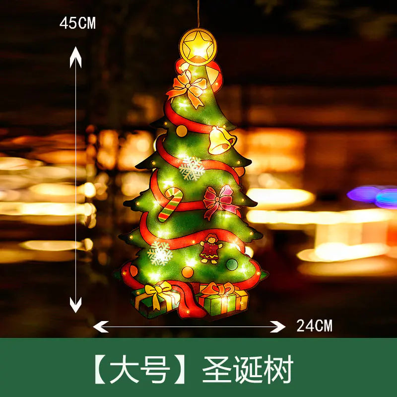 LED Suction Cup Lights for Christmas Window Decorations