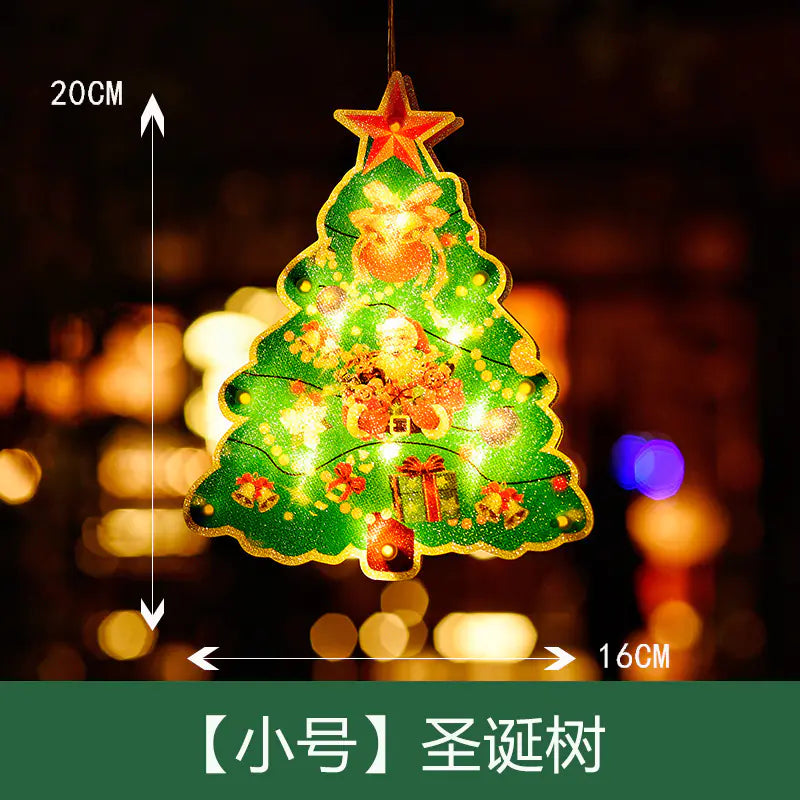 LED Suction Cup Lights for Christmas Window Decorations