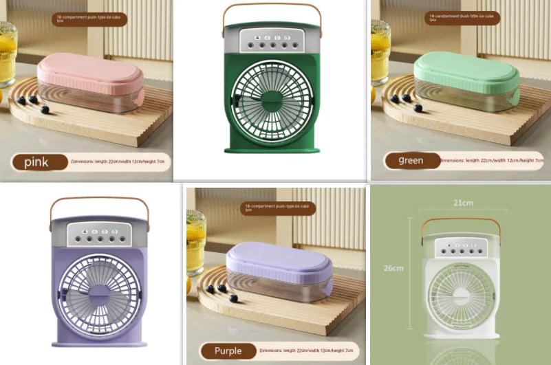 Portable USB Air Cooler & Humidifier