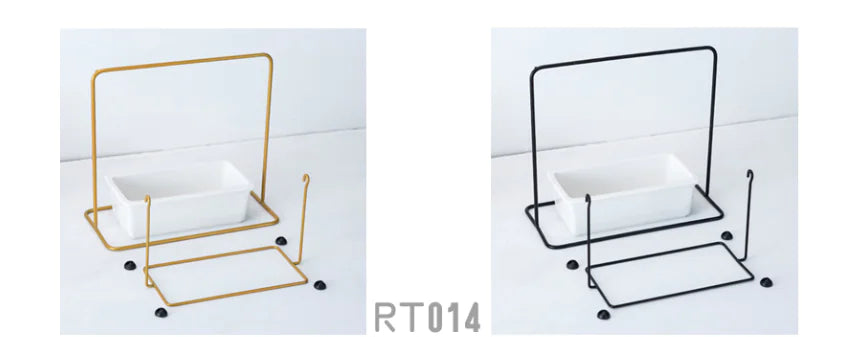 Creative Nordic Minimalist Iron Swing with Ceramic Planters Set