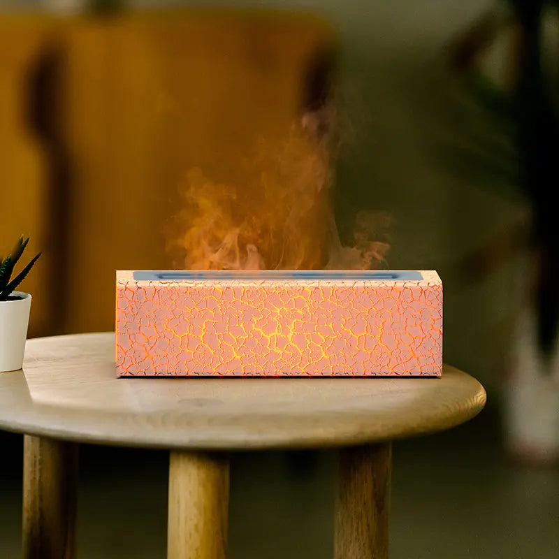 New USB Colorful Flame Aroma Diffuser for Home Office