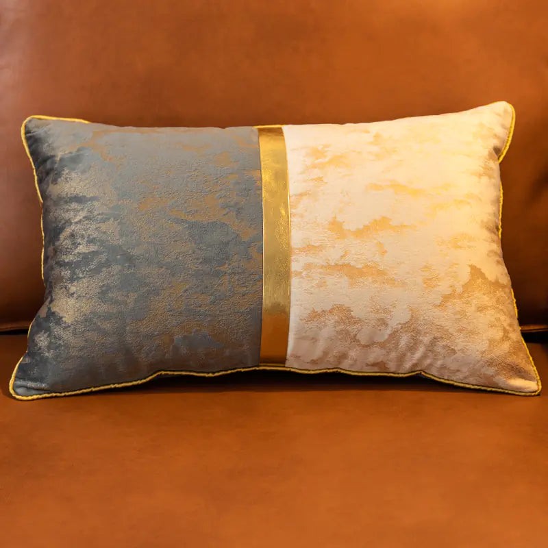 Velvet Solid Color Cushion Bedside Backrest