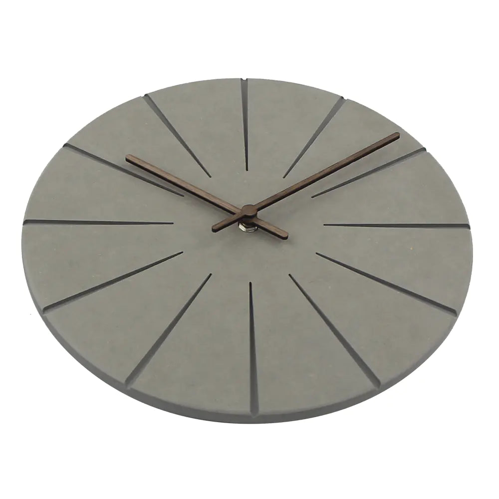Wooden Wall Clock - Round Design for Living Room