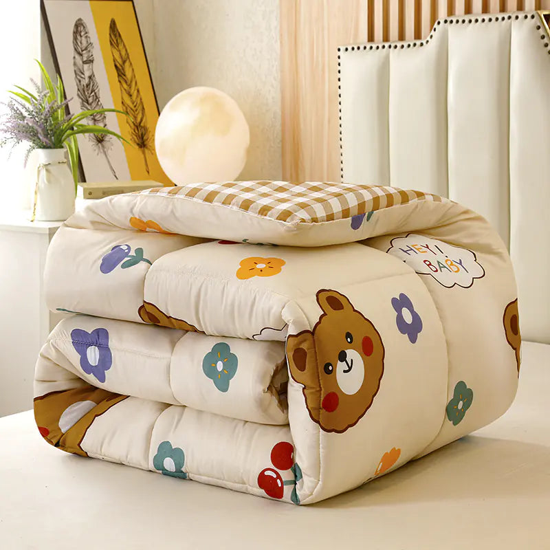 Thick Warm Quilt for All Seasons - Single Bed Size