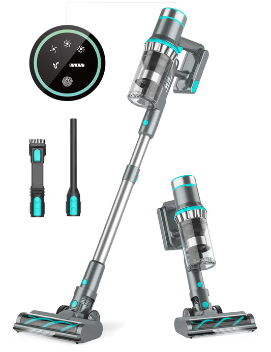 Belife BVC11 Cordless Vacuum Cleaner 450W 38Kpa Stick Vacuum with 50 mins runtime 13000RPM Burshless Motor Powerful Vacuum Cleaners for Home Hardwood Floor pet Hair Carpet