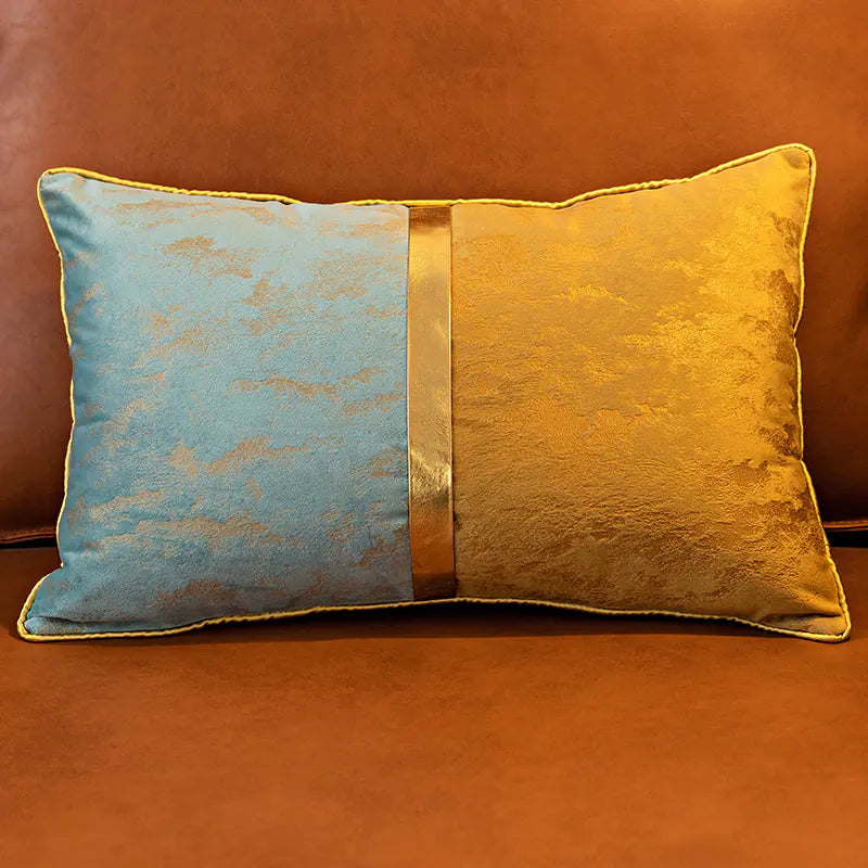 Velvet Solid Color Cushion Bedside Backrest