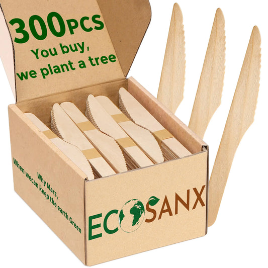 Wooden cutlery (300 Knives)