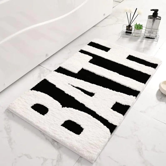 Bath mats for bathroom Cute Bathroom MatLarge Bathroom MatsBATH Bath Mat (20.2x32.2in)Non Slip Fluffy Absorbent Microfiber Bath mat Washable Aesthetic Bathroom Rugs Bathroom Upgrade!