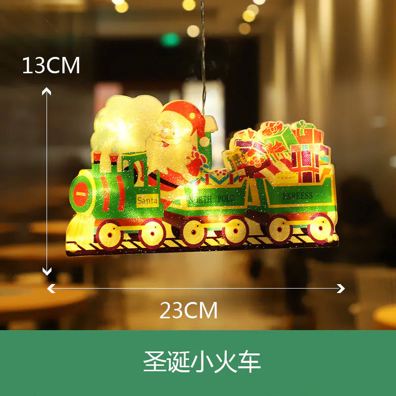 LED Suction Cup Lights for Christmas Window Decorations