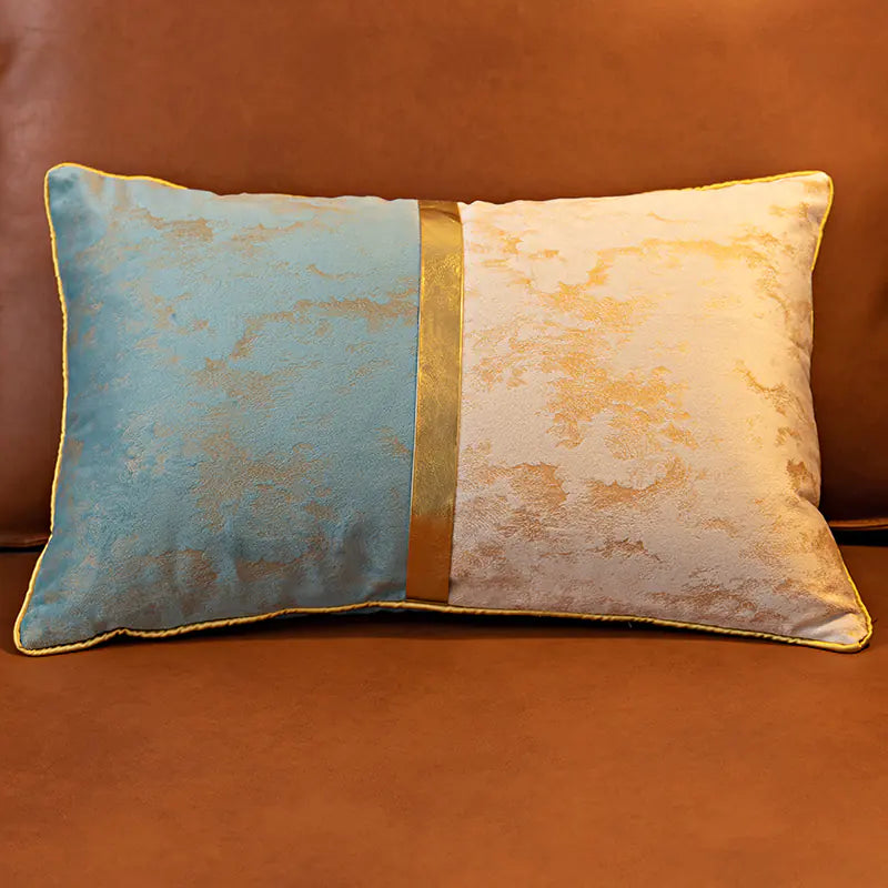 Velvet Solid Color Cushion Bedside Backrest
