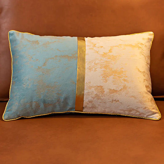 Velvet Solid Color Cushion Bedside Backrest