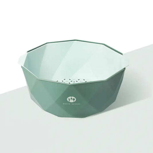 Creative Plastic Double-Layer Draining Fruit Basket
