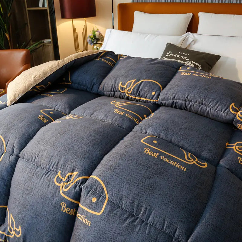 Thick Warm Quilt for All Seasons - Single Bed Size