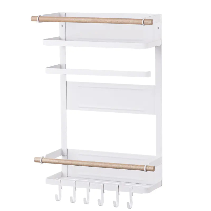 Multifunctional Kitchen Sidewall Hanger and Shelf