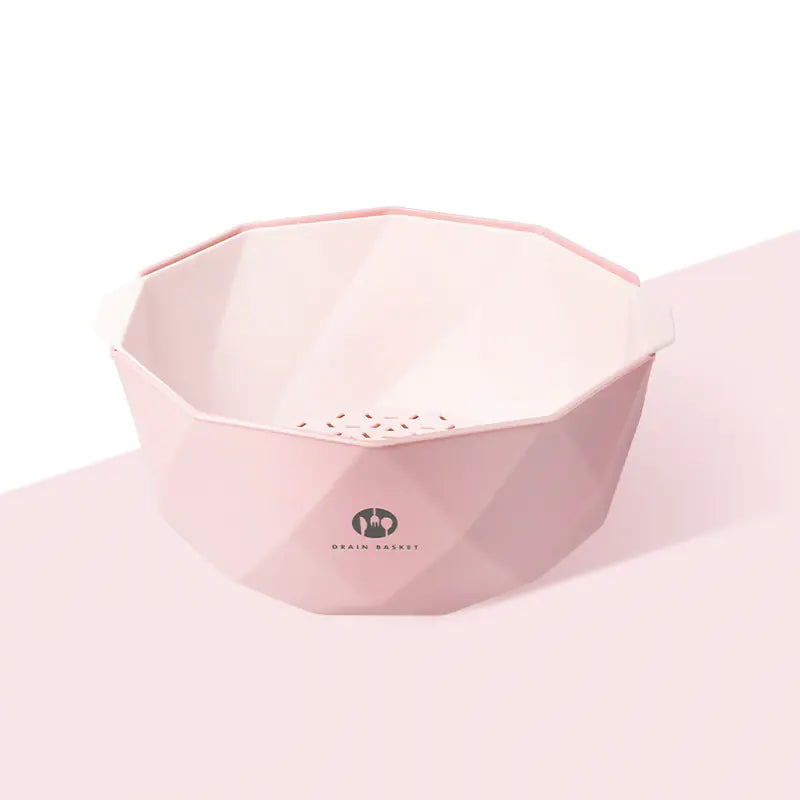 Creative Plastic Double-Layer Draining Fruit Basket
