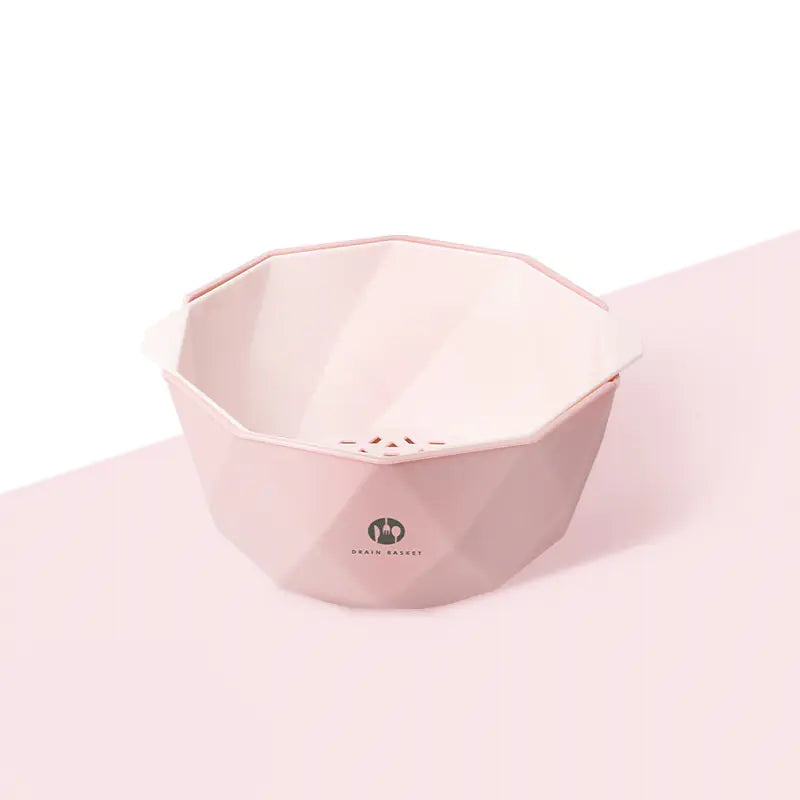 Creative Plastic Double-Layer Draining Fruit Basket