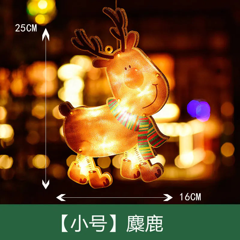LED Suction Cup Lights for Christmas Window Decorations