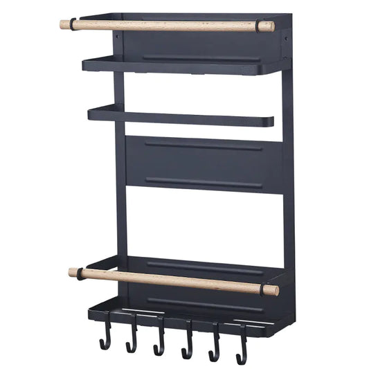 Multifunctional Kitchen Sidewall Hanger and Shelf