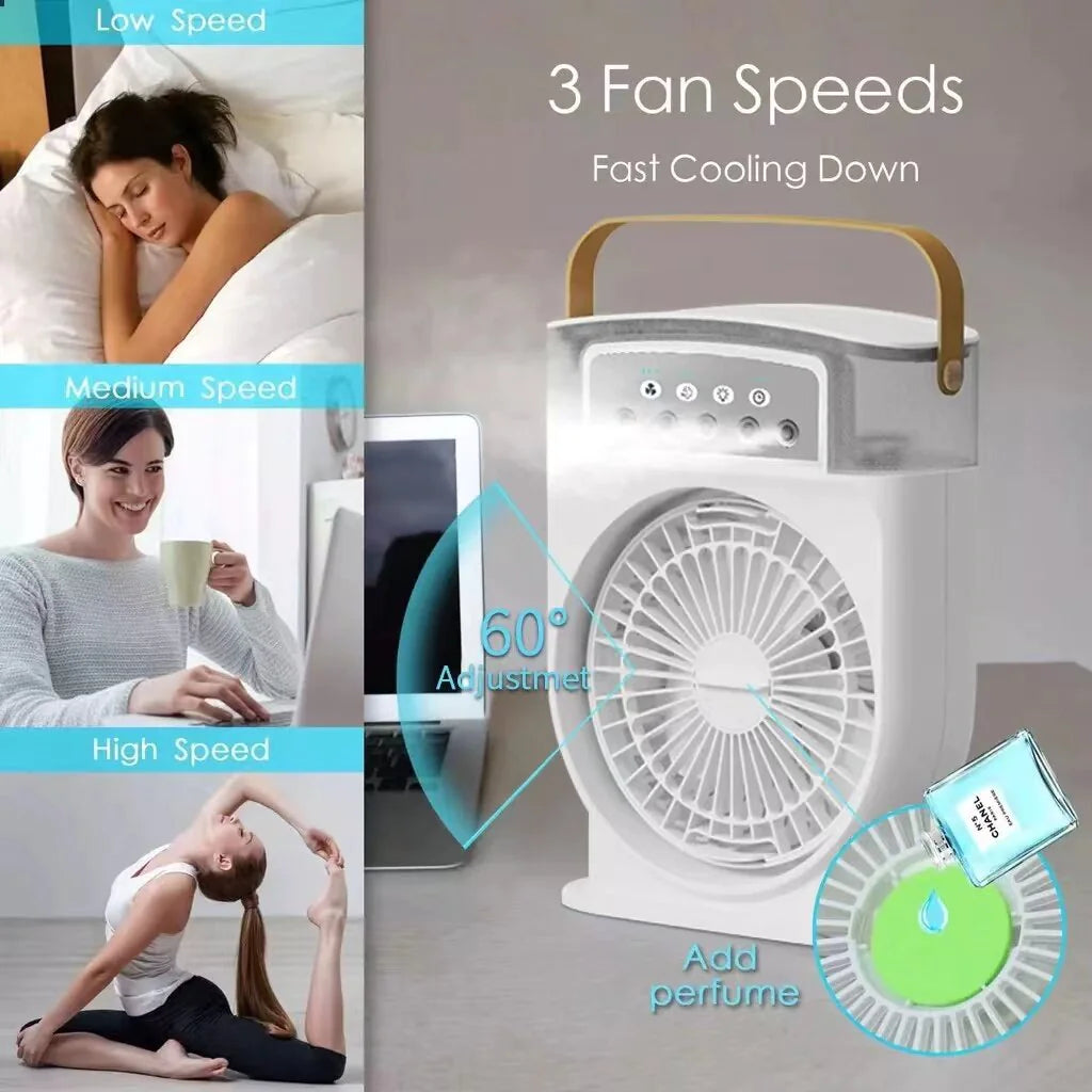 Portable USB Air Cooler & Humidifier