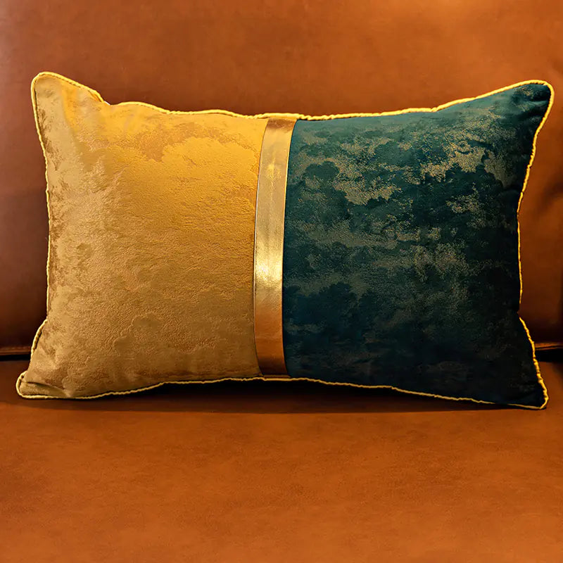Velvet Solid Color Cushion Bedside Backrest