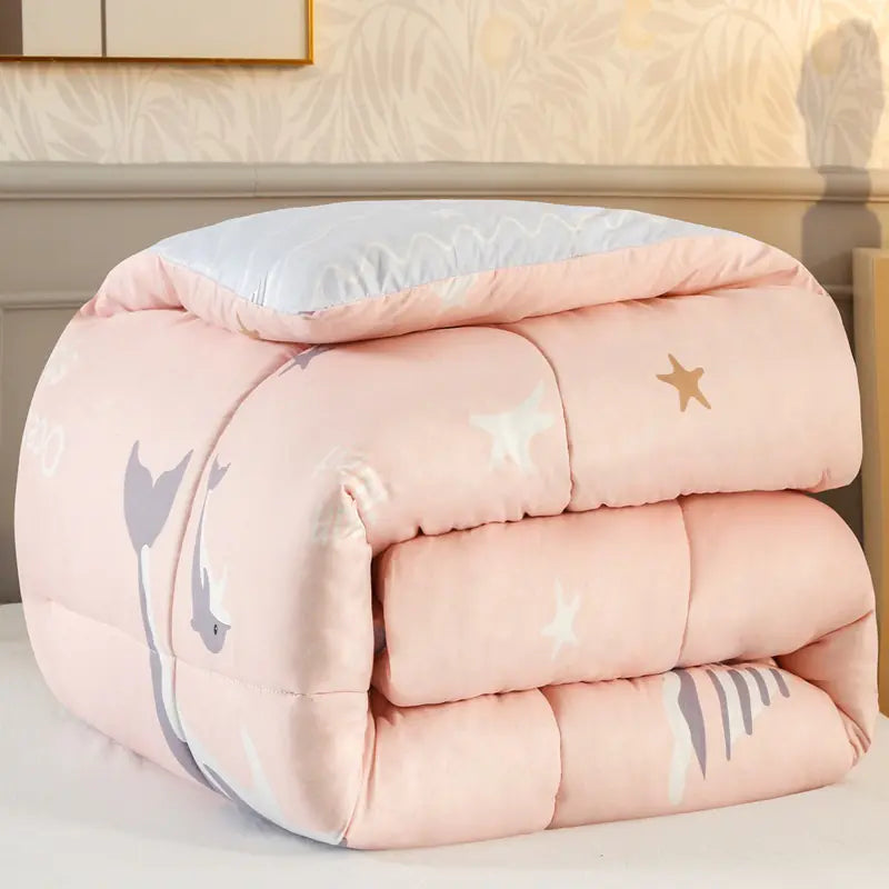 Thick Warm Quilt for All Seasons - Single Bed Size
