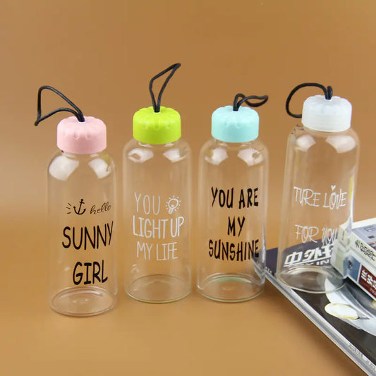 Glass Water Bottle, Glass Cup, Coffee Mug