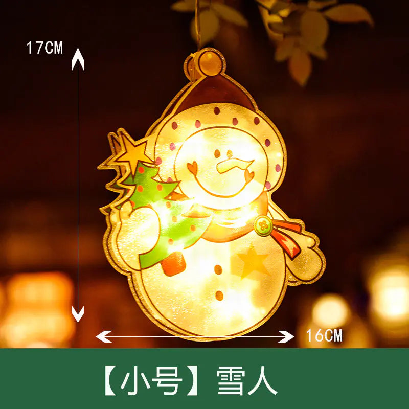 LED Suction Cup Lights for Christmas Window Decorations