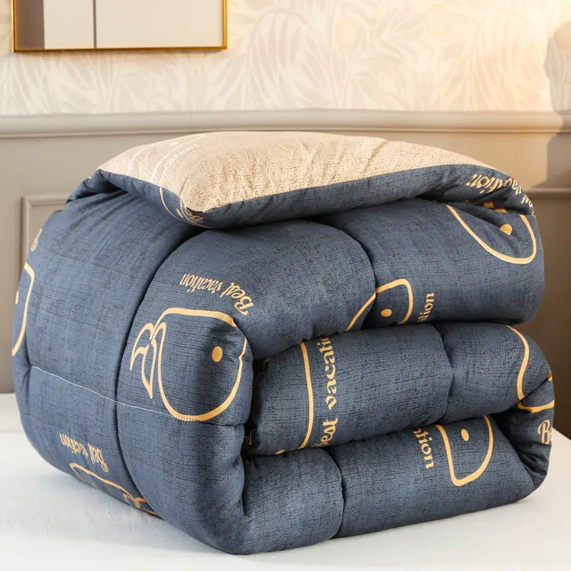 Thick Warm Quilt for All Seasons - Single Bed Size