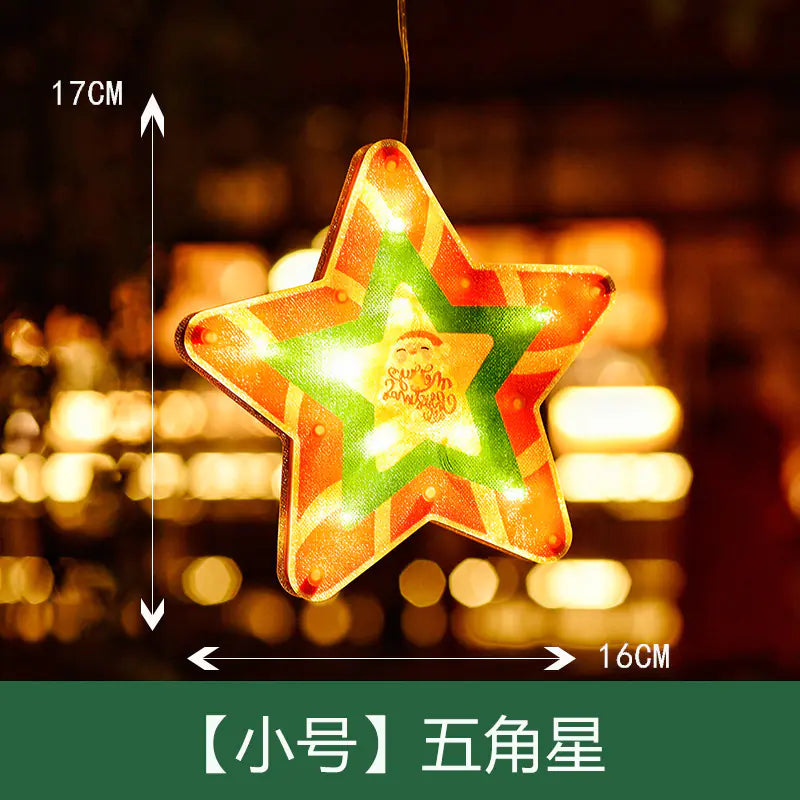 LED Suction Cup Lights for Christmas Window Decorations